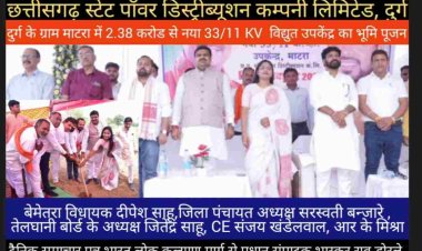 छत्तीसगढ़ शासन में मंत्री गजेन्द्र यादव बोले यह उपकेंद्र क्षेत्र की जनता की लंबे समय से चली आ रही मांग को पूरा करेगा