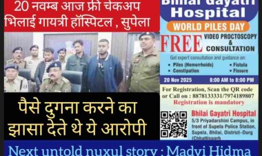 Bhilai मे 35 लाख की ठगी: शेयर ट्रेडिंग नाम पर रकम दोगुना करने का झासा देकर धोखाधड़ी